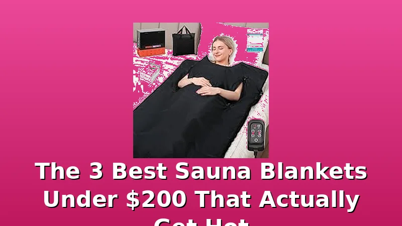 The 3 Best Sauna Blankets Under $200 That Actually Get Hot - SaunaBlanketReviews review with measurements and honest opinion