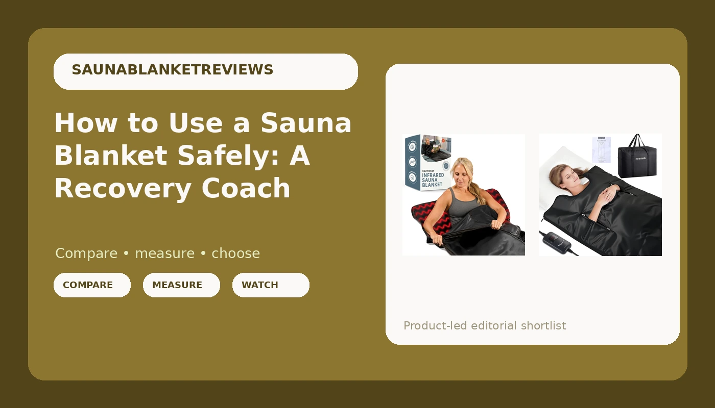How to Use a Sauna Blanket Safely: A Recovery Coach's Setup Guide