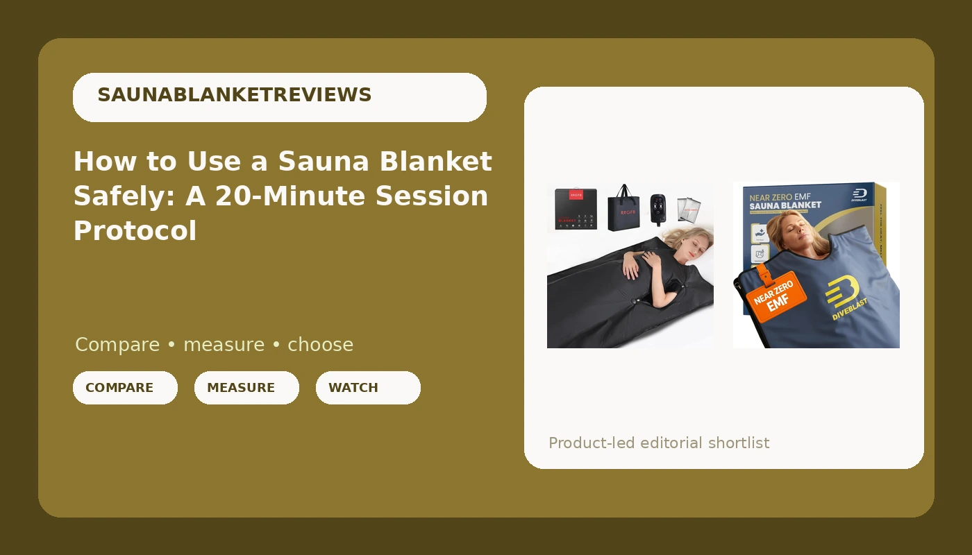 How to Use a Sauna Blanket Safely: A 20-Minute Session Protocol