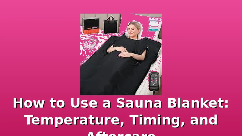 How to Use a Sauna Blanket: Temperature, Timing, and Aftercare - SaunaBlanketReviews review with measurements and honest opinion