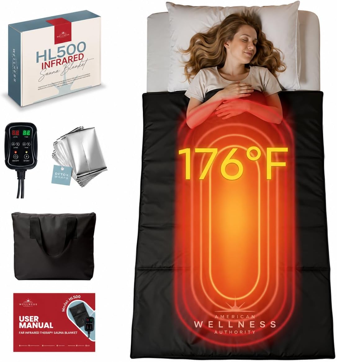 Infrared Sauna Blanket, Personal Infrared Sauna, Dry Heat Therapy Bag